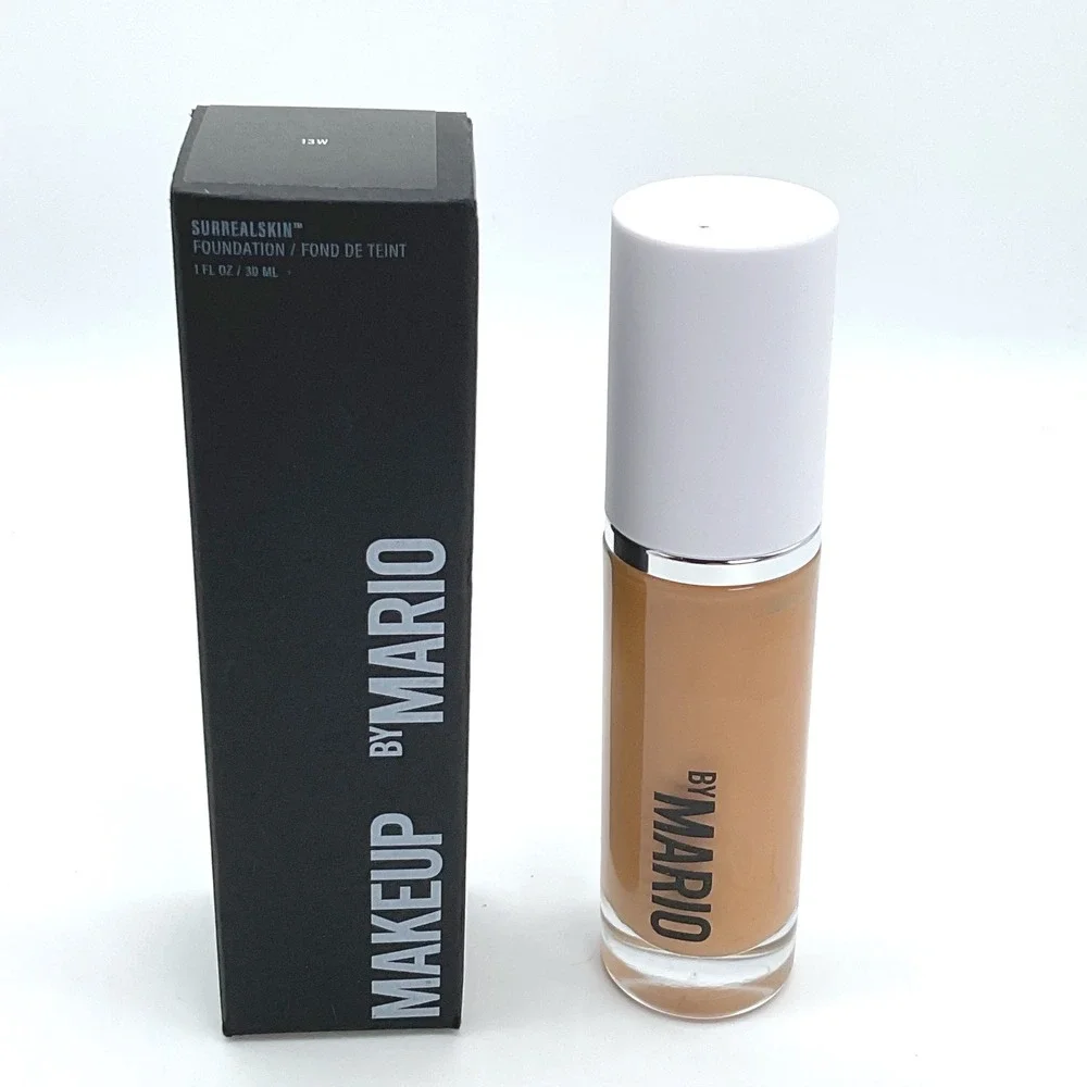 MAKEUP BY MARIO SurrealSkin Liquid Foundation Shade 13W Warm 1 fl oz / 30 ml NEW